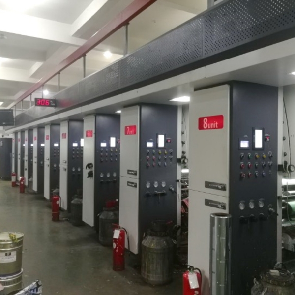 3臺9色汕樟凹印機-節能比例:62%