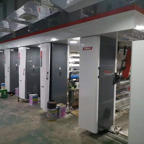 廈門某印刷廠 新機配套：精宏9色機械軸印刷機